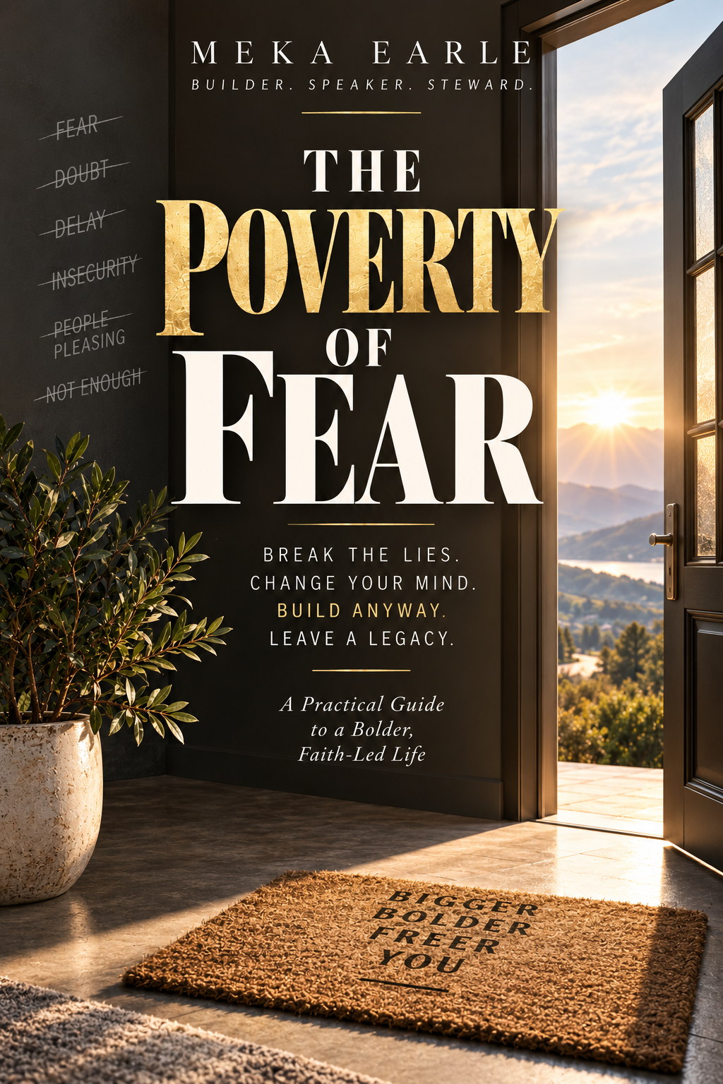 The Poverty of Fear book cover by Meka Earle